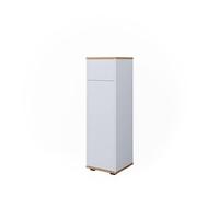 Vicco Mueble Midi Didi, Blanco/Artesano, 30 x 97 cm con cajón, para Guardar artículos de baño y Productos de Cuidado Personal
