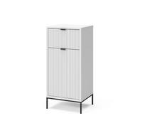 Vicco Mueble Midi Eliza, Blanco, 40 x 87 cm con Puerta y cajón