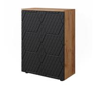 Vicco Mueble Midi Irma, Antracita con Estructura de Panal, 60 x 81 cm, para Almacenamiento en el baño y combinable con la Serie Irma