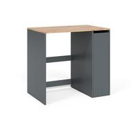Vicco Mueble para Lavadora Viktor, Antracita/Roble Dorado, 93.6 x 88.2 cm con Compartimentos y Puerta, para Almacenamiento Que Ahorra Espacio sobre lavadoras