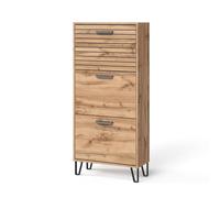 Vicco Mueble zapatero Amber, Roble Wotan, 62 x 130 cm