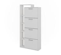 Vicco Mueble zapatero Orlando, Blanco, 80 x 166.1 cm