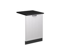 Vicco Panel Frontal del lavavajillas Fame-Line, Blanco casa de Campo, 60 cm, ET Antracita