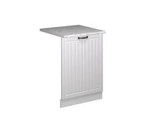 Vicco Panel Frontal del lavavajillas Fame-Line, Blanco casa de Campo, 60 cm, ET Mármol