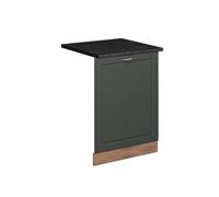 Vicco Panel Frontal del lavavajillas Fame-Line, Verde Dorado Casa de Campo, 60 cm, ET Antracita