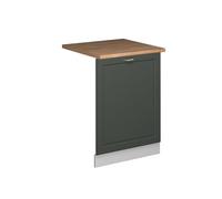 Vicco Panel Frontal del lavavajillas Fame-Line, Verde Dorado Casa de Campo, 60 cm, ET Roble