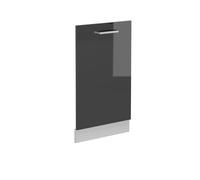 Vicco Panel Frontal del lavavajillas R-Line, Antracita Alto Brillo, 45 cm