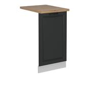 Vicco Panel Frontal del lavavajillas R-Line, Antracita casa de Campo, 45 cm, ET Roble