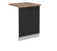 Vicco Panel Frontal del lavavajillas R-Line, Antracita casa de Campo, 60 cm, ET Roble
