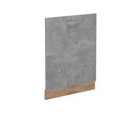 Vicco Panel Frontal del lavavajillas R-Line, Hormigón, 60 cm