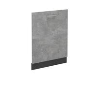 Vicco Panel Frontal del lavavajillas R-Line, Hormigón, 60 cm sin encimera, para combinación Libre Dentro de Sistemas de Cocina modulares