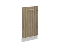 Vicco Panel Frontal del lavavajillas R-Line, Roble Artesanal, 45 cm