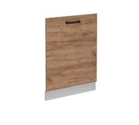 Vicco Panel Frontal del lavavajillas R-Line, Roble Dorado, 60 cm sin encimera, para combinación Libre Dentro de Sistemas de Cocina modulares