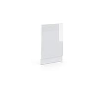 Vicco Panel Frontal Fame-Line, Blanco Alto Brillo, 45 cm sin encimera, para Combinar con Otros módulos de la Serie Fame-Line