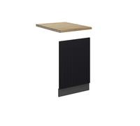 Vicco Panel Frontal Fame-Line, Rayas Negras, 45 cm, ET Roble, para Combinar con Otros módulos de la Serie Fame-Line