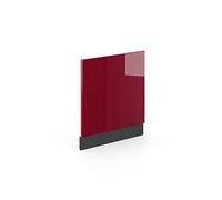 Vicco Panel Frontal Fame-Line, Rojo Burdeos Alto Brillo, 60 cm
