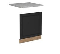 Vicco Panel Frontal R-Line, Antracita casa de Campo, 60 cm, ET Mármol, para combinación Libre Dentro de Sistemas de Cocina modulares
