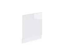 Vicco Panel Frontal R-Line, Blanco Alto Brillo, 60 cm | Para lavavajillas semiintegrado 60 cm · Sin encimera · A juego con el frente de cocina · Libremente combinable