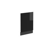 Vicco Panel Frontal R-Line, Negro Brillo Intenso, 45 cm | Para lavavajillas semiintegrado 45 cm · Sin encimera · A juego con el frente de cocina · Libremente combinable