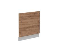 Vicco Panel Frontal R-Line, Roble Dorado, 60 cm | Para lavavajillas semiintegrado 60 cm · Sin encimera · A juego con el frente de cocina · Libremente combinable