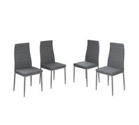 Vicco Silla de Comedor Grand, Gris, 42.5 x 48 cm Juego de 4
