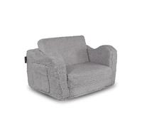 Vicco Sillones Infantiles Conni, Gris, 60 x 36 cm Plegable, con Funda extraíble y Asiento Plegable