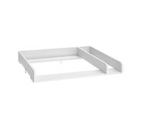 Vicco Tablero Cambiador Wicko, Blanco, 80 x 76 cm | con división, para usar como cambiador en cómodas estándar