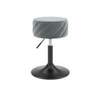 Vicco Taburete Cherio, Gris, 35 x 50.5 cm | apto como asiento para tocador o mesa de maquillaje