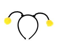 VIccoo Aro de Pelo, Mujeres Niñas Linda Abeja Antenas Diadema Fluffy Pompom Ball Cosplay Disfraz Cabello Aro Día de los niños Bailando Favores de Fiesta - 1#