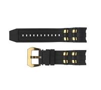 Vicdason Correa de reloj Invicta Pro Diver 6981, 6983, 6985, 6995 con inserciones de metal y correa de repuesto de hebilla, correa de reloj Invicta, Negro con Dorado, 26mm, Buzo