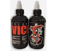 Vice Colors Vicious Black - Tinta de dibujo, la elección del artista del tatuaje para trabajos negros opacos y dibujos negros sólidos - 250 ml