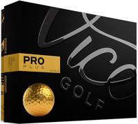 Vice Golf Limited Edition Pro Plus - Pelotas de Golf (Dorado)