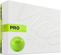 VICE Golf Pro Neon Lime 2020 | 12 pelotas de golf | Características: 3 piezas de uretano fundido, máximo control, giro alto en juego corto | más colores: verde lima/rojo | perfil: para golfistas