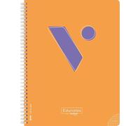 Vicens Vives - Cuaderno Espiral A4 Cuadriculado 4mm - Edunotes - 80 Hojas con Espiral Suave SOFTRING, Papel Extraopaco 80g, QR con Contenido Educativo - Libretas Escolares A4, ideal para Zurdos.