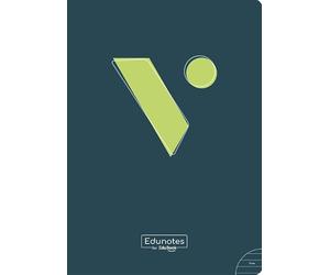 Vicens Vives - Cuaderno Grapa A4 Rayado 7mm - 48 Hojas con Margen Morado, Papel Extraopaco 80g, QR Educativo - Libreta Escolar de Rayas A4, Apertura Plana y Adaptable