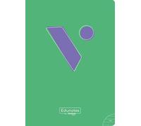 Vicens Vives - Cuaderno Grapa A5 Rayado 7mm - 48 Hojas con Margen Morado, Papel Extraopaco 80g, QR Educativo - Libreta Escolar de Rayas A5, Apertura Plana y Adaptable (LIBRETAS)