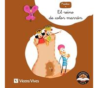 Vicens Vives - El Reino de Color Marrón - Cuentos infantiles 5 años, 6 años para mejorar lectoescritura. Aprende la Letra R con Cuentos Divertidos - Cuentaletras Nivel 2