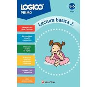 Vicens Vives - LOGICO PRIMO Lectura Bàsica 2 (5-6 anys) - Quadern de Llenguatge i Comprensió per a Infantil - Activitats Educatives amb Suport (No Inclòs)