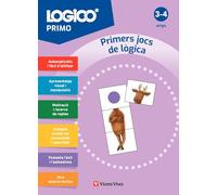 Vicens Vives - LOGICO PRIMO Primers Jocs de Lògica (3-4 anys) - Activitats per Desenvolupar el Raonament Lògic i la Concentració - Material Educatiu amb Suport LOGICO (No Inclòs)