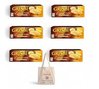 Vicenzi Grisbi Limone 150 g galletas barritas tartas galletas crema limón + JOYTALY SHOPPING BAG