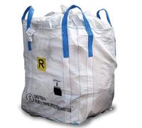 Viceree 10 Big Bag Saco de Escombros Residuos Peligrosos "R" 90x90x120 Capacidad 1500Kg, Sacos para Transportar y Almacenar Escombros de obra, Residuos de Jardín, Bolsa de Tela Homologado UN 13H3/Y