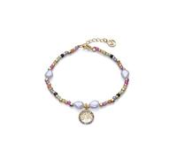 Viceroy - 14091P01019 - Pulsera Fashion de acero e ip dorado con cristales y perlas sinteticas para mujer - 14091P01019