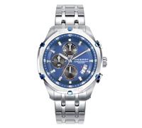 Viceroy 46837-37 Reloj Hombre Magnum - Cronógrafo, Acero Plateado y Azul