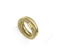 Viceroy Anillo Fashion Doble Mujer Acero Inoxidable Dorado Talla 12 Ref. 14345A01212