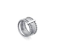 Viceroy - Anillo Fashion multi tira de acero para mujer - 75307A01600