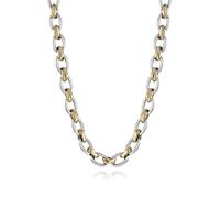 Viceroy - Collar Colección de Laura Escanes - de Acero Bicolor con Eslabones Grandes Ip Dorado - Collar de Mujer - Largo 40+5cm de Extensión 75363C01019