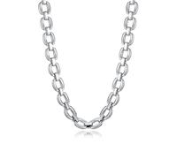 Viceroy - Collar de Acero Colección Laura Escanes - con Eslabones Grandes - Collar para Mujer - Largo 40+5cm de Extensión 75365C01000