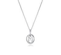 Viceroy Collar Fashion 14076C01000 Mujer - Acero Plateado, Circonitas Blancas, 42+3 cm