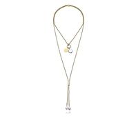 Viceroy Collar Fashion Mujer 14344C01012 – Acero IP dorado, madre perla natural, largo 125 cm