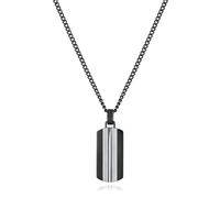 Viceroy | Collar Hombre Placa Negro Acero Inoxidable | 55 cm | 14119C01010